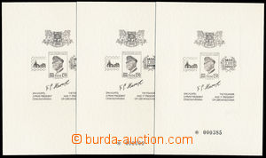 192259 - 2000 MERKUR REVUE  G4, G4a, G4b, comp. of 3 graphic sheets T