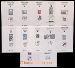 192281 - 1995-2003 Pof.PTM1-5, 12-17 and 21, comp. 12 pcs of various 
