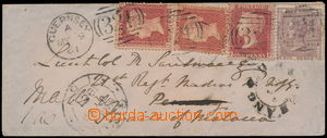 192316 - 1861 Incoming mail -  dopis z Guernsey do Penangu, doslaný 