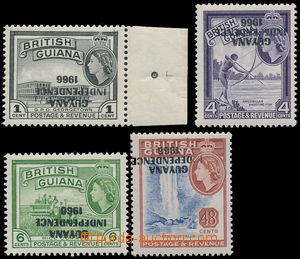 192319 - 1966 SG.420a, 423b, 424b, 437a, Alžběta II. vydání De La