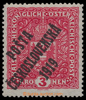 192320 -  Pof.49II, Coat of arms 3 Koruna light red, landscape format