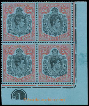 192334 - 1943 SG.117b, Jiří VI. 2Sh6P velký formát, černá a če