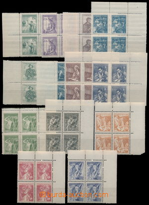 192397 - 1954 Pof.775-787, Povolání 15h - 2,40Kčs, kompletní sér