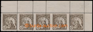 192416 -  Pof.28, Lev trhající okovy 25h hnědá, vodorovná pravá