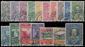 192613 - 1910 Ferch.161-177, Mi.161-177 , Jubilejní 1h-10K; bezvadn
