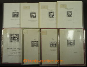 192667 - 1980-2010 HRADČANY-issue - reconstruction counter sheets, S