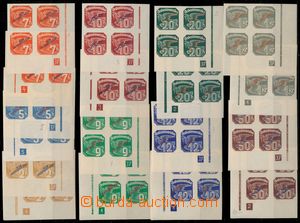 192670 - 1939 Sy.NV1-NV9, complete set 2h - 1CZK with overprint 1939/
