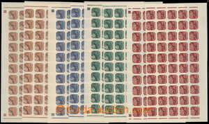 192697 - 1939 Synek. NV1, NV2, NV4 and NV6, Newspaper stamps 2, 5, 9 