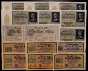 192730 - 1910-1945 NĚMECKO  sestava 39ks bankovek různých vydání