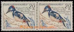 192787 - 1959 Pof.1078 VV 2/A, Ptactvo 20h ve 2-pásce, na 1 zn. z č