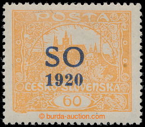 192986 -  Pof.SO14A, Hradčany 60h yellow-orange, comb perforation 13