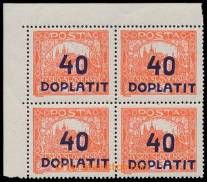 192993 - 1922 Pof.DL30B STk, joined bar types, Postage Due - overprin