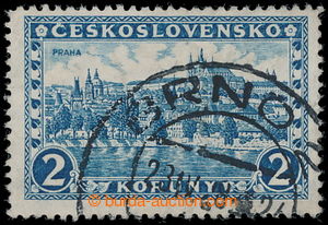 193005 - 1926 Pof.225 P4, Prague, Tatras 2CZK blue with SVISLOU (!) w