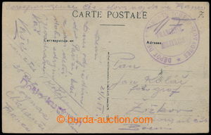193009 - 1919 FRANCIE/ pohlednice (Cognac) adresovaná do Prahy, bez 