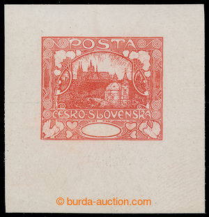 193097 -  PLATE PROOF  plate proof in red color, V. printing, 2. arra