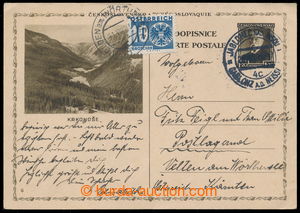 193122 - 1936 CDV67/6, international pictorial PC 1,20CZK sent to Pos