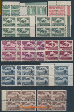 193130 -  Pof.L7-14, Definitive issue 50h - 20CZK, nice selection of 
