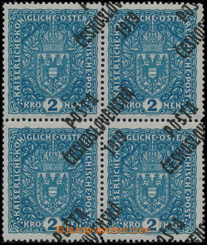 193143 -  Pof.48I production flaw, Coat of arms 2 Koruna light blue, 