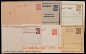 193294 - 1939-1941 comp. 6 pcs of Bohemian and Moravian p.stat, i.a. 