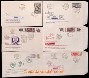 193314 - 1973-78 Pof.R-73 to R-78, set 6 pcs of special envelopes Nej