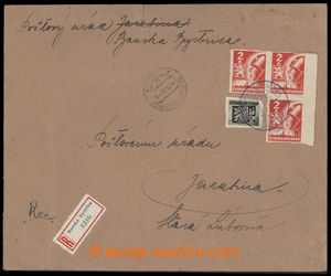 193318 - 1945 Reg letter greater format with Košice-issue 2 Koruna (