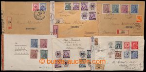 193322 - 1942-1945 sestava 6 dopisů zaslaných na Slovensko, z toho 