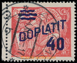 193334 - 1926 Pof.DL44B, Výpotřební HaV 40/300h červená s levým