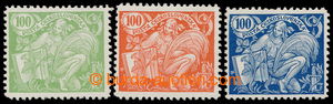 193378 -  PLATE PROOF  comp. 3 pcs of plate proofs of the value 100h 