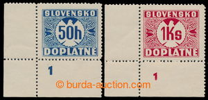 193393 - 1939 Sy.D6Xx + D8Xx, comp. 2 pcs of postage-due stamp. witho