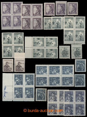 193499 - 1954 Pof.775-787, selection issue Profession, significant co