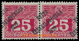 193586 -  Pof.69, Large numerals 25h, horizontal pair with mainly shi
