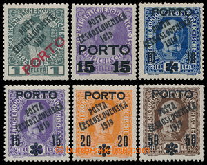 193588 -  Pof.83-88, Výpotřební s přetiskem PORTO, kompletní sé