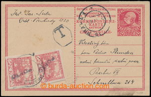 193748 - 1919 CDV FJI 20h, odpovědní díl již neplatné rakouské 