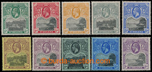 193776 - 1912-1916 SG.72-81, George V. - Motives ½P-3Sh; complet