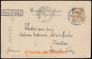 193781 - 1890 pohlednice z dalmácké Lakromy lodí do Fiume, raz. PA