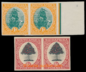 193807 - 1926 PLATE PROOF for SG.31 and 32, pairs COLOR PLATE PROOF c
