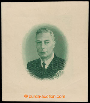 193828 - 1950 ZT  portrét Jiří VI., definitivní rytina v oválu, 