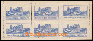 193840 - 1943 TUNIS Sass.F1, okupační vydání Franchigia Militare,