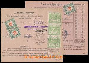 193851 - 1919 POSTAGE-DUE ČERVENÉ ČÍSLICE / comp. 2 pcs of larger