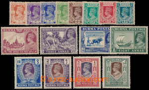 193853 - 1938 SG.18-33, George VI. Portraits and country motives 1P-1