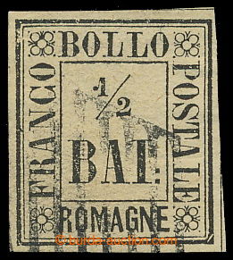 193902 - 1859 Sass.1, číslicové vydání Romagne Postale 1/2 BAI s