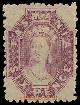 193917 - 1863 SG.67, Viktorie Chalon Head 6P reddish mauve, zoubková