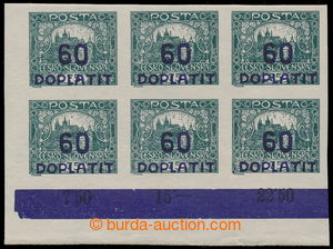 193962 - 1922 Pof.DL22 joined spiral types, Postage Due - overprint i