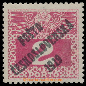 193967 -  Pof.65, Velké číslice 2h, II. typ přetisku, dobře cent