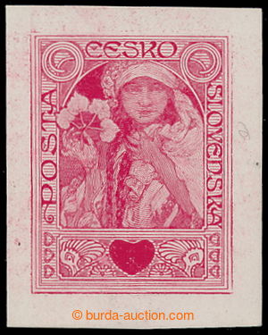193984 -  PLATE PROOF  MUCHA Alfons (1860-1939), plate proof refused 