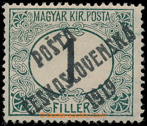 193989 -  Pof.126Py, Černé číslice 1f zelená / černá, průsvit