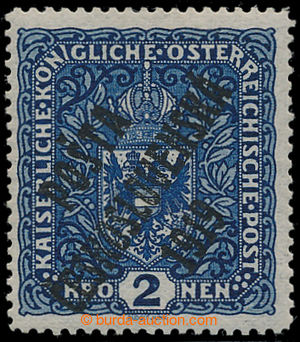 194023 -  Pof.48aII, Coat of arms 2 Koruna dark blue, landscape forma