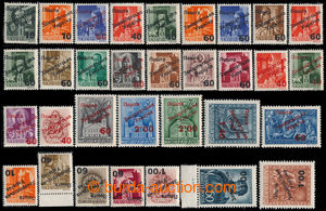 194074 - 1945 Užhorodský overprint, selection of 32 pcs of Hungaria