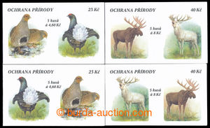 194129 - 1998 ZS63-66, Nature Protection - rare animals, with stamp. 