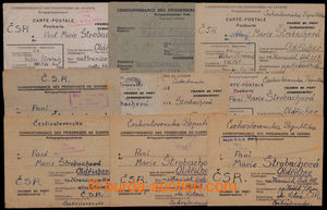 194141 - 1946-1947 VOJENSKÝ ZAJATECKÝ TÁBOR SARRESSBOURG  sestava 